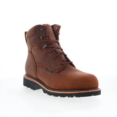 Chippewa Super DNA WP Steel Toe Insulated Mens Brown Wide Work Boots