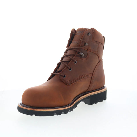 Chippewa Super DNA WP Steel Toe Insulated Mens Brown Wide Work Boots