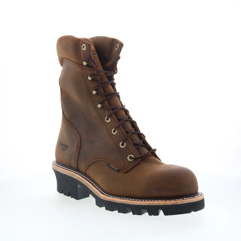 Chippewa Super DNA WP Steel Toe Insulated Mens Brown Extra Wide 3E Work Boots