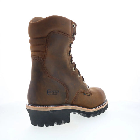 Chippewa Super DNA WP Steel Toe Insulated Mens Brown Extra Wide 3E Work Boots