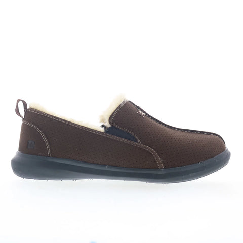 Spenco Supreme Slipper 39400 Mens Brown Synthetic Loafer Slippers Shoes