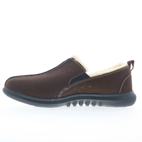 Spenco Supreme Slipper 39400 Mens Brown Synthetic Loafer Slippers Shoes