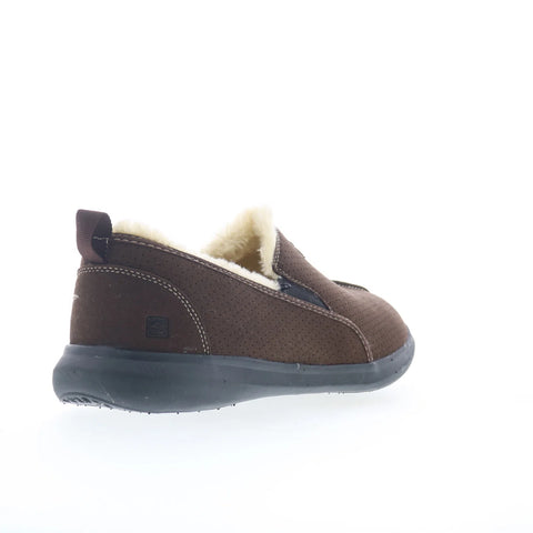 Spenco Supreme Slipper 39400 Mens Brown Synthetic Loafer Slippers Shoes
