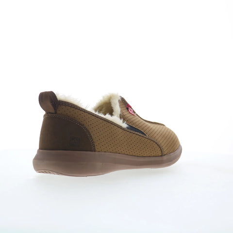 Spenco Supreme Slipper SP1054BIS Mens Brown Synthetic Loafer Slippers Shoes