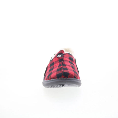 Spenco Supreme Slipper SP2000BUF Mens Red Slip On Loafer Slippers Shoes