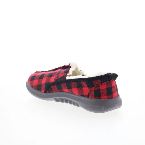 Spenco Supreme Slipper SP2000BUF Mens Red Slip On Loafer Slippers Shoes