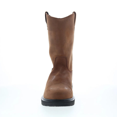 Georgia Boot Waterproof Wellington 11" Work Boot Mens Brown Work Boots