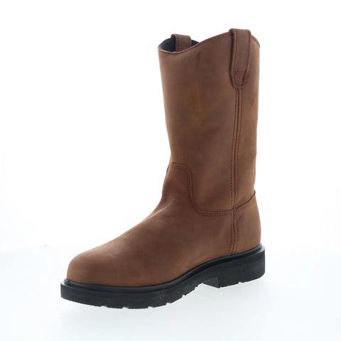 Georgia Boot Waterproof Wellington 11" Work Boot Mens Brown Work Boots
