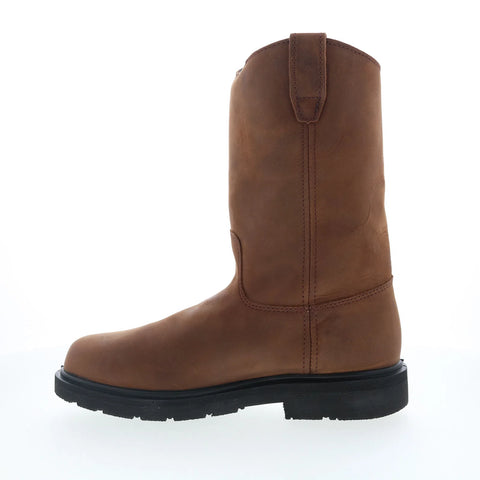 Georgia Boot Waterproof Wellington 11" Work Boot Mens Brown Work Boots