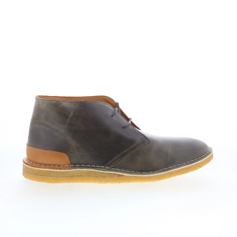 Greats Sutton Chucka GSUTTON0-030 Mens Brown Leather Lace Up Chukkas Shoes