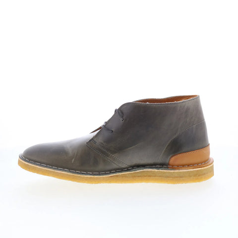Greats Sutton Chucka GSUTTON0-030 Mens Brown Leather Lace Up Chukkas Shoes