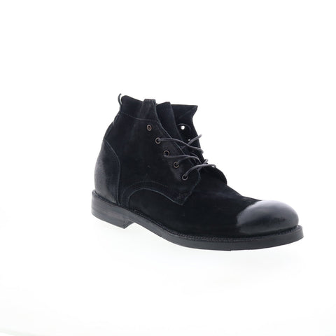 A.S. 98 Sye Mens Black Leather Lace Up Casual Dress Boots