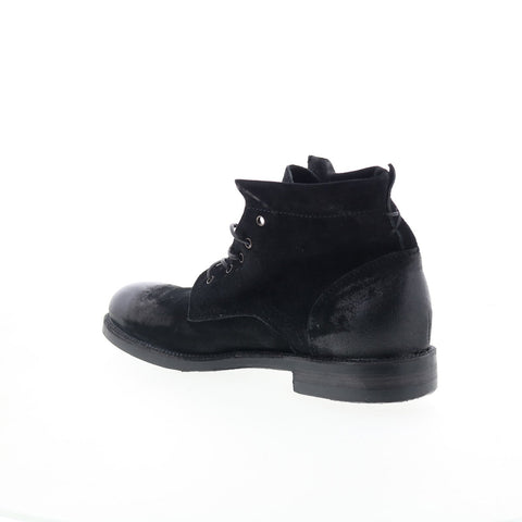 A.S. 98 Sye Mens Black Leather Lace Up Casual Dress Boots