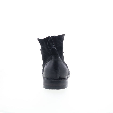 A.S. 98 Sye Mens Black Leather Lace Up Casual Dress Boots