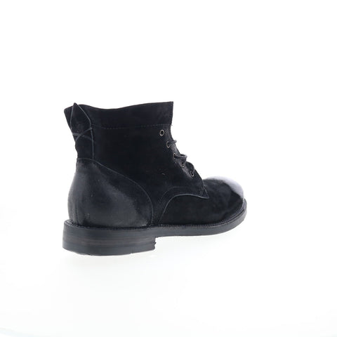 A.S. 98 Sye Mens Black Leather Lace Up Casual Dress Boots