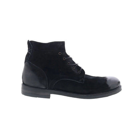 A.S. 98 Sye Mens Black Leather Lace Up Casual Dress Boots