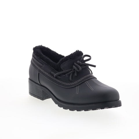 Trotters Belle T1966-013 Womens Black Synthetic Lace Up Ankle & Booties Boots