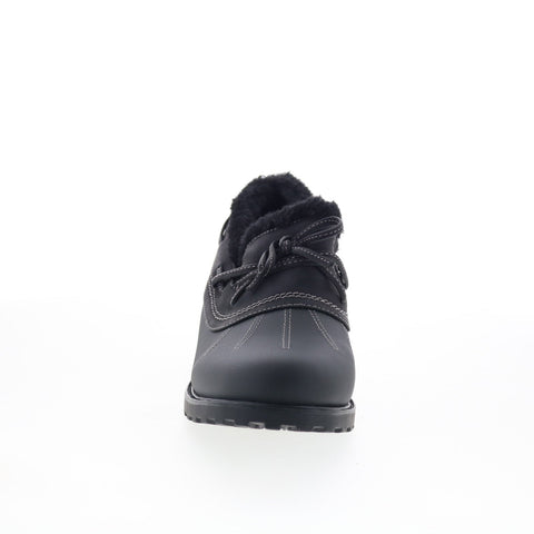 Trotters Belle T1966-013 Womens Black Synthetic Lace Up Ankle & Booties Boots