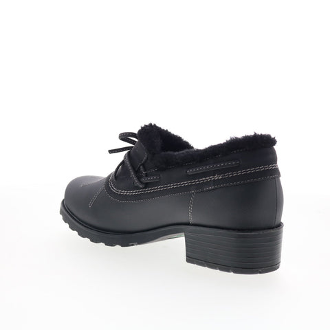 Trotters Belle T1966-013 Womens Black Synthetic Lace Up Ankle & Booties Boots
