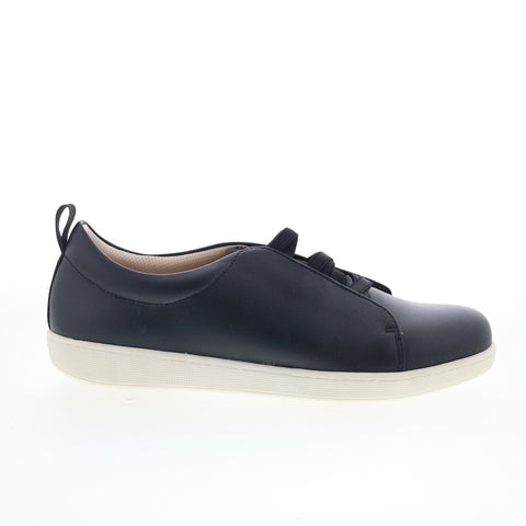 Trotters Avrille T2051-001 Womens Black Leather Lifestyle Sneakers Shoes