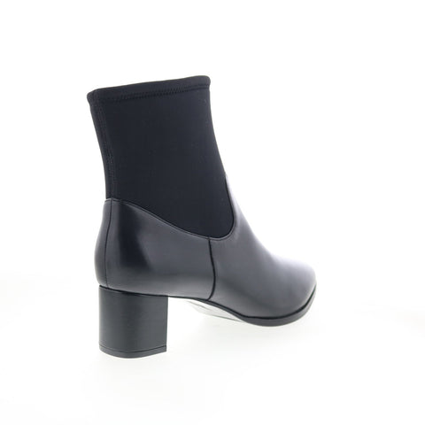 Trotters Kippy T2060-001 Womens Black Leather Ankle & Booties Boots