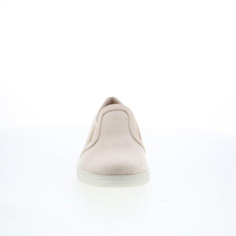 Trotters Alright T2101-137 Womens Beige Mesh Slip On Lifestyle Sneakers Shoes
