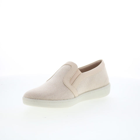 Trotters Alright T2101-137 Womens Beige Mesh Slip On Lifestyle Sneakers Shoes