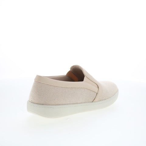 Trotters Alright T2101-137 Womens Beige Mesh Slip On Lifestyle Sneakers Shoes