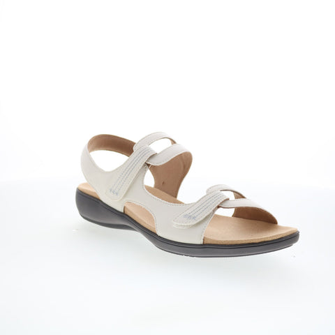 Trotters Katarina T2135-115 Womens Beige Synthetic Strap Strap Sandals Shoes