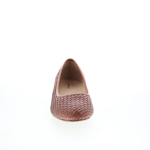 Trotters Jade T2269-215 Womens Brown Synthetic Slip On Pumps Heels Shoes