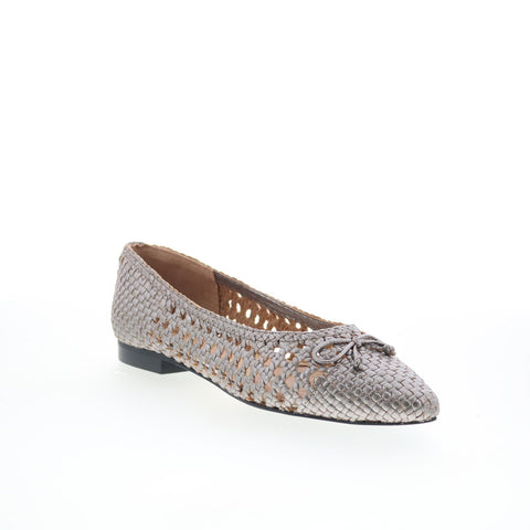 Trotters Edith T2303-043 Womens Gray Synthetic Slip On Loafer Flats Shoes