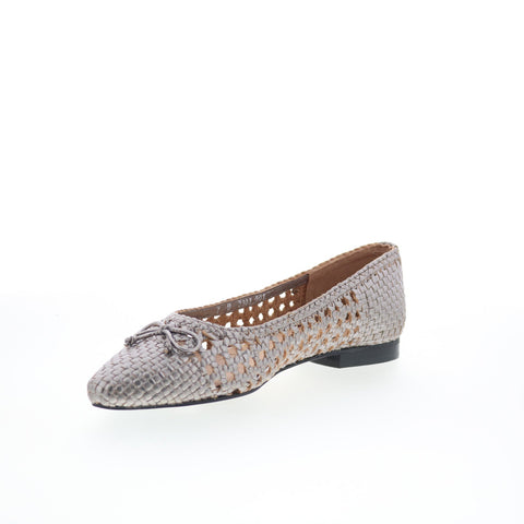Trotters Edith T2303-043 Womens Gray Synthetic Slip On Loafer Flats Shoes