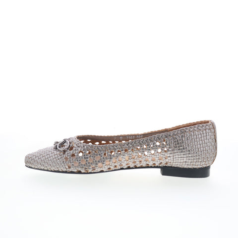 Trotters Edith T2303-043 Womens Gray Synthetic Slip On Loafer Flats Shoes