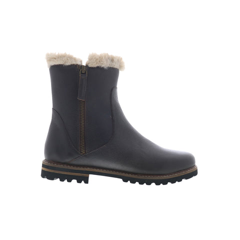 Trotters Forever T2362-200 Womens Brown Leather Zipper Casual Dress Boots