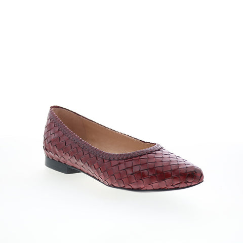 Trotters Emmie T2371-642 Womens Brown Leather Slip On Loafer Flats Shoes