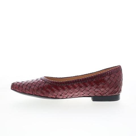 Trotters Emmie T2371-642 Womens Brown Leather Slip On Loafer Flats Shoes