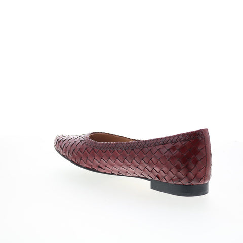 Trotters Emmie T2371-642 Womens Brown Leather Slip On Loafer Flats Shoes