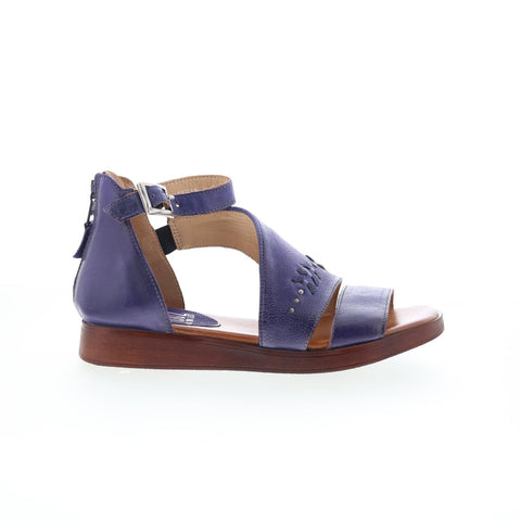 Miz Mooz Geranium T29002-101-6129 Womens Purple Slingback Sandals Shoes