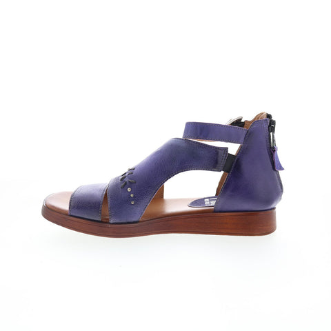 Miz Mooz Geranium T29002-101-6129 Womens Purple Slingback Sandals Shoes