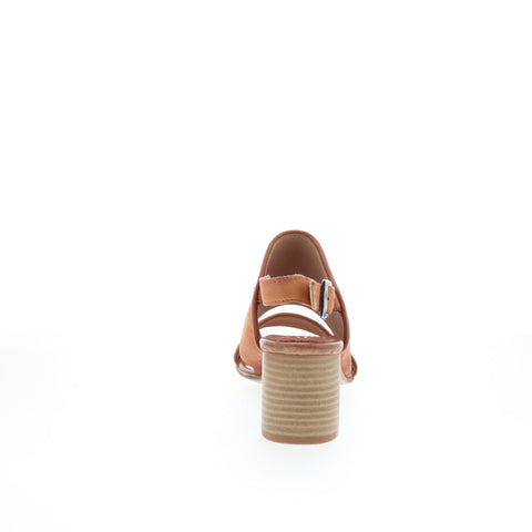 Miz Mooz Bohemian T32002-101-6154 Womens Brown Leather Heeled Sandals Shoes