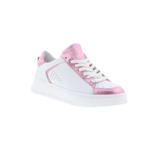 Miz Mooz Tristin Womens White Leather Lace Up Lifestyle Sneakers Shoes