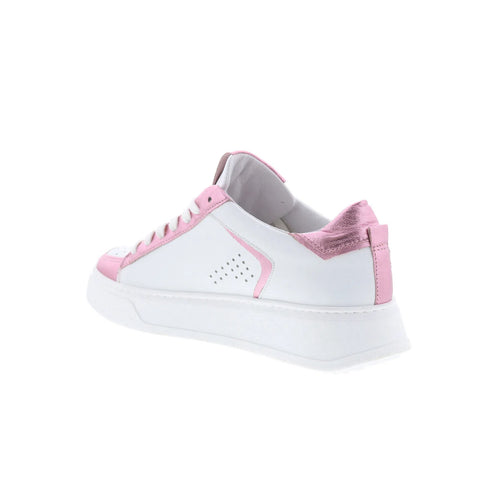 Miz Mooz Tristin Womens White Leather Lace Up Lifestyle Sneakers Shoes