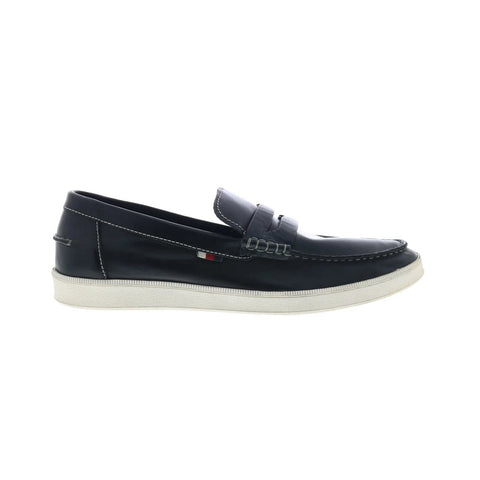 Testosterone Jim Nee T92001 Mens Black Loafers & Slip Ons Penny Shoes