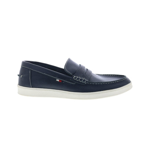 Testosterone Jim Nee T92001 Mens Blue Loafers & Slip Ons Penny Shoes