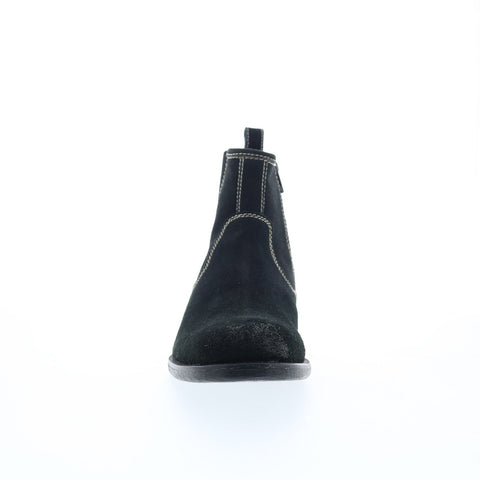Testosterone Now Daze T93101 Mens Black Suede Slip On Casual Dress Boo - Ruze Shoes Testosterone Now Daze T93101 Mens Black Suede Slip On Casual Dress Boo - Ruze Shoes