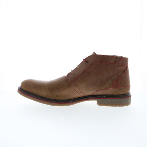 Testosterone Culater T93401 Mens Brown Leather Lace Up Chukkas Boots