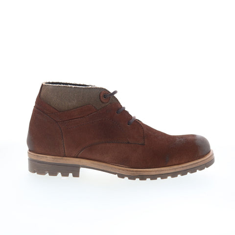 Steve Madden York Town T94720 Mens Brown Suede Lace Up Chukkas Boots