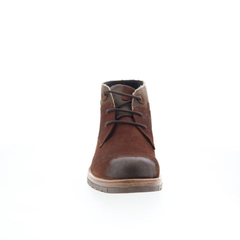 Steve Madden York Town T94720 Mens Brown Suede Lace Up Chukkas Boots