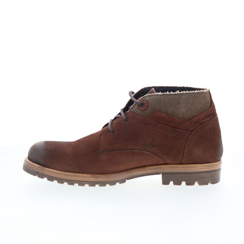 Steve Madden York Town T94720 Mens Brown Suede Lace Up Chukkas Boots