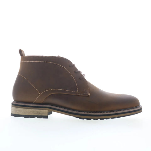 Steve Madden Tabriz TABR01M1 Mens Brown Leather Lace Up Chukkas Boots